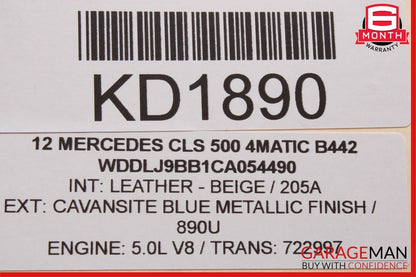 08-18 Mercedes W218 CLS500 C250 Rear Left Side Door Control Module Unit OEM