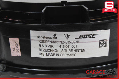 03-10 Porsche Cayenne S 955 957 Bose Rear Left & Right Side Door Speaker Set OEM