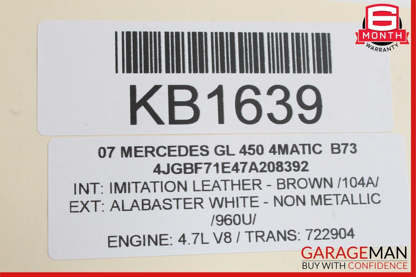 07-12 Mercedes X164 GL450 4Matic Voice Language Communication Control Module OEM