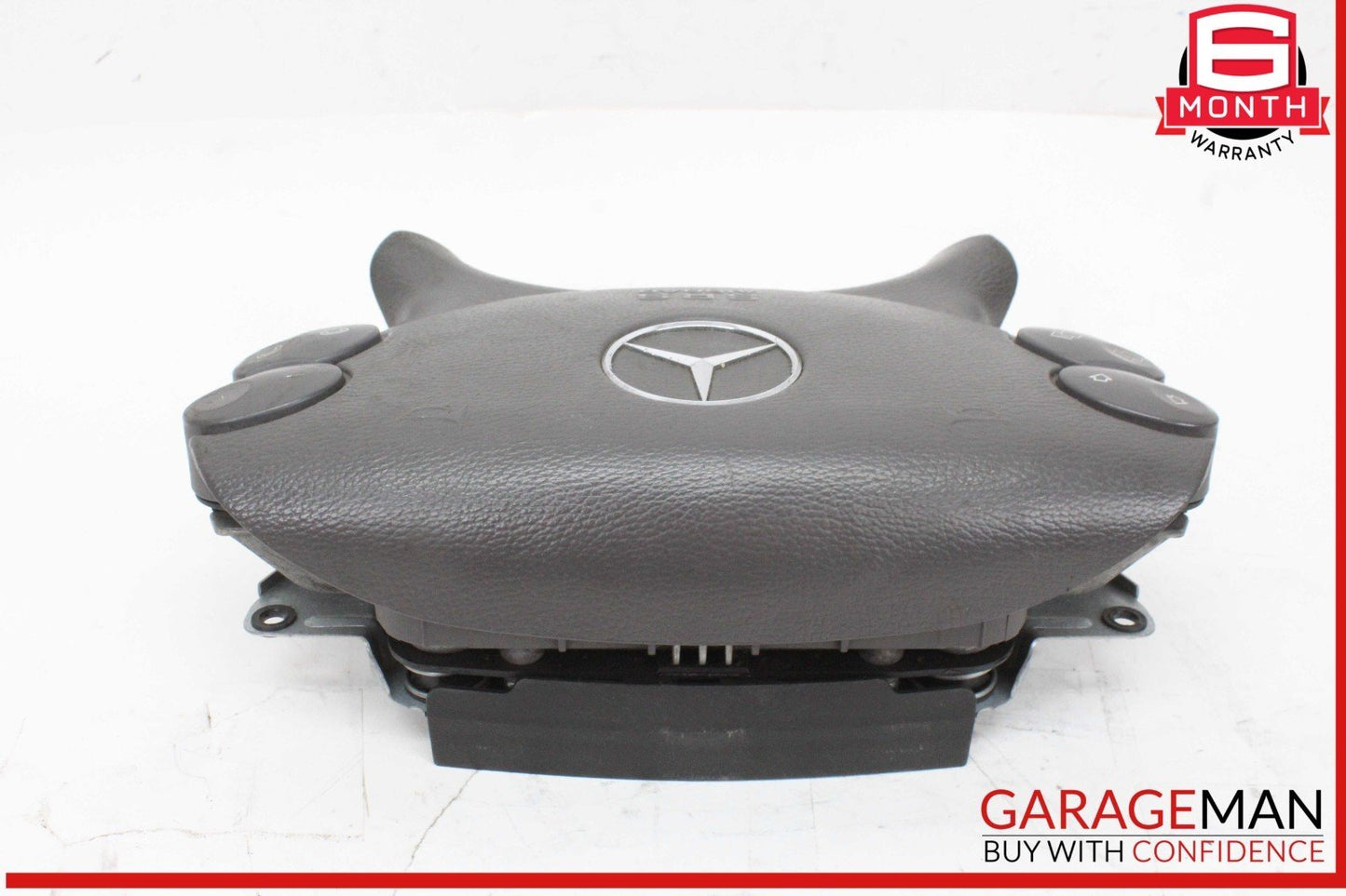 03-12 Mercedes W211 E350 E320 Front Left Steering Wheel Airbag Air Bag Black OEM
