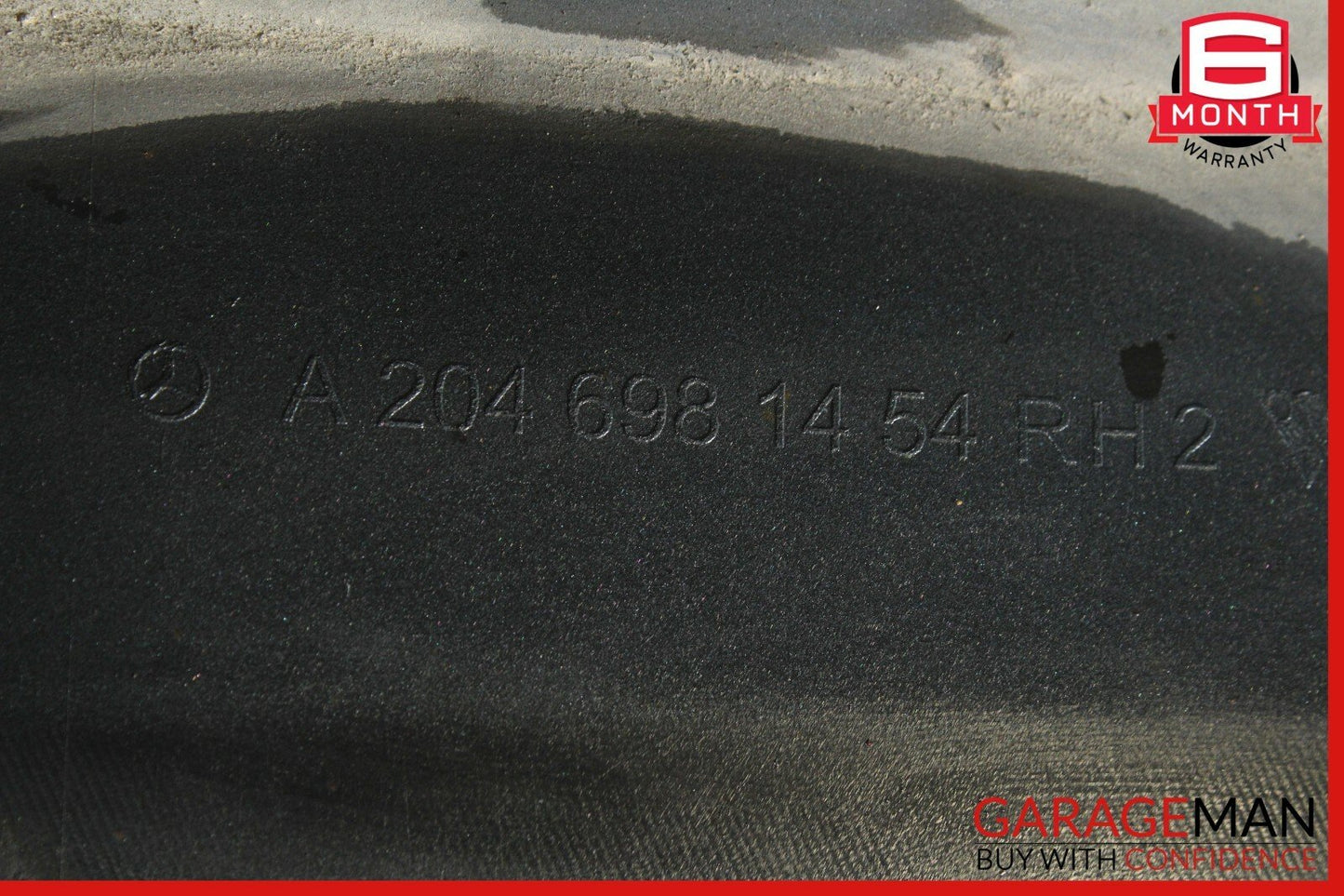 08-14 Mercedes W204 C300 AMG Sport Right Side Skirt Rocker Molding Panel Gray