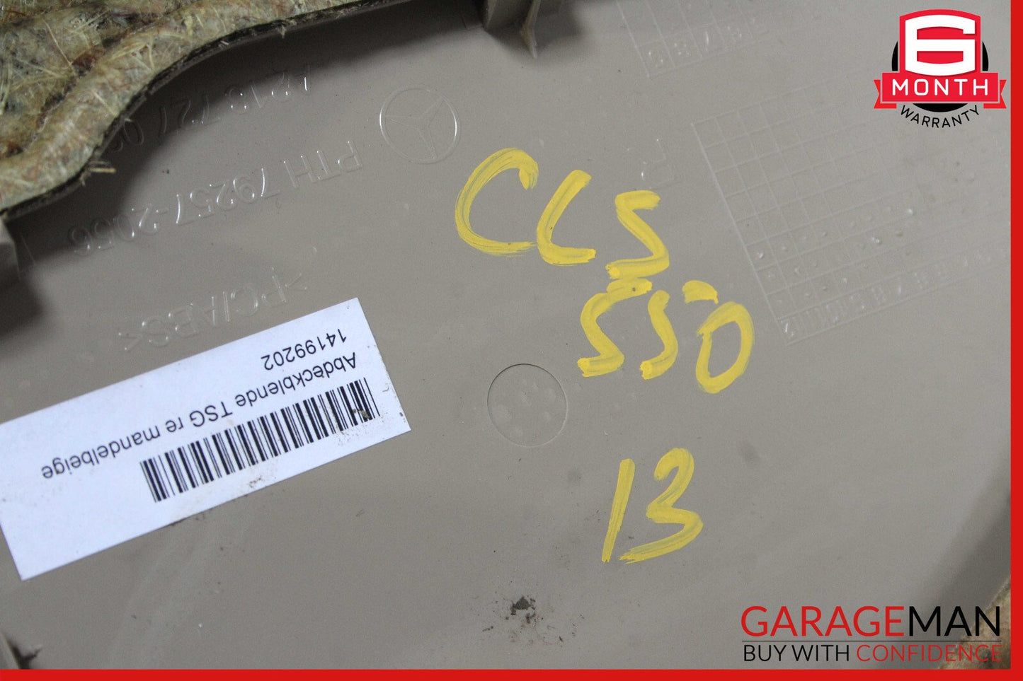 12-14 Mercedes W218 CLS550 Front Right Passenger Side Interior Door Panel OEM