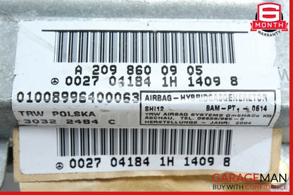03-09 Mercedes R171 SLK350 Convertible Quarter Airbag Air Bag Rear Left Side OEM