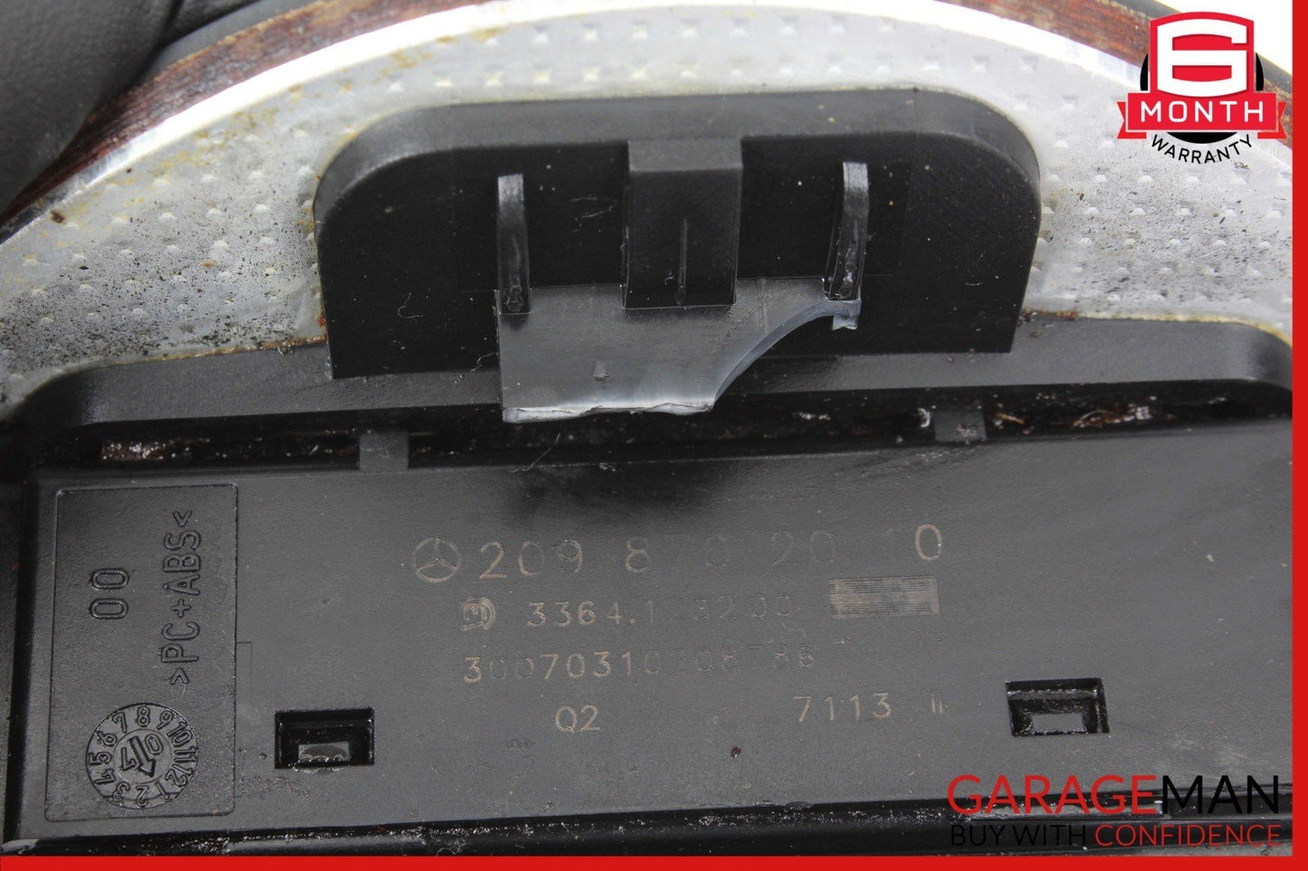 97-04 Mercedes R170 SLK230 Front Center Console Shifter Trim w/ Roof Switch OEM