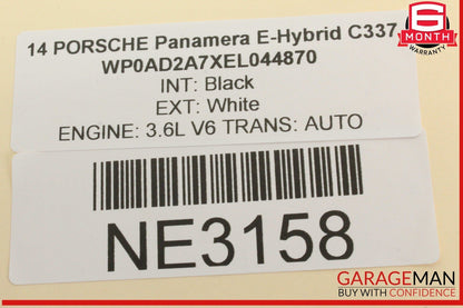 11-18 Porsche Panamera 970 E-Hybrid Ignition Switch Module w/ Key 7PP905865F OEM