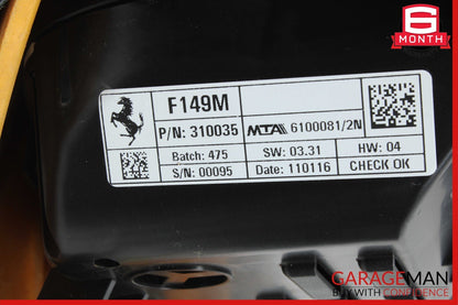 15-18 Ferrari California T Speedometer Head Cluster w/ Trim & Upper Column Cover
