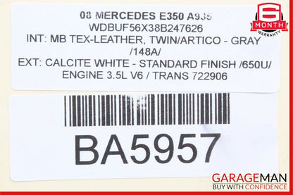 03-09 Mercedes W211 E350 E550 Front Right Side Door Window Regulator Motor OEM