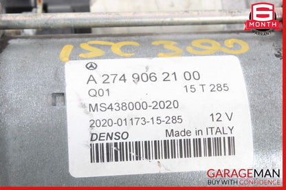 15-18 Mercedes W205 C300 GLC300 M274 Engine Starter Motor OEM