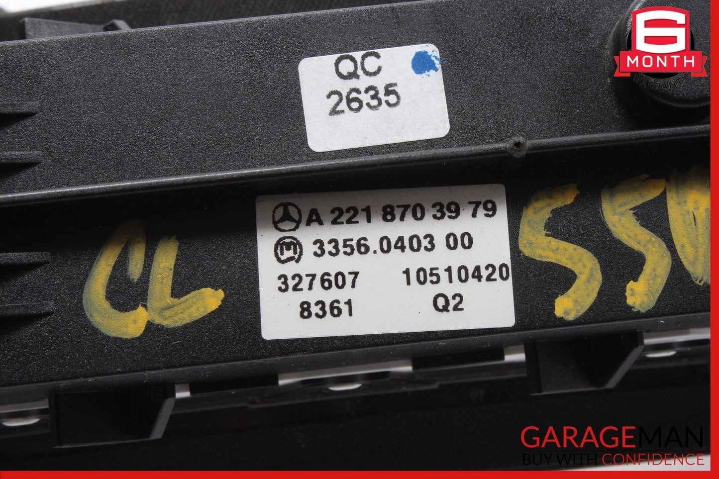 07-14 Mercedes CL550 S350 S550 Instrument Cluster Control Switch Module Unit