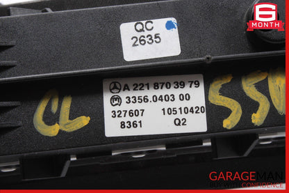 07-14 Mercedes CL550 S350 S550 Instrument Cluster Control Switch Module Unit