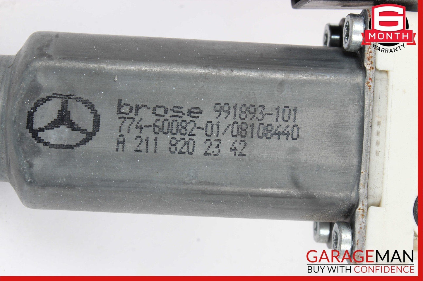 03-09 Mercedes W211 E350 E550 Rear Left Driver Side Window Regulator Motor OEM