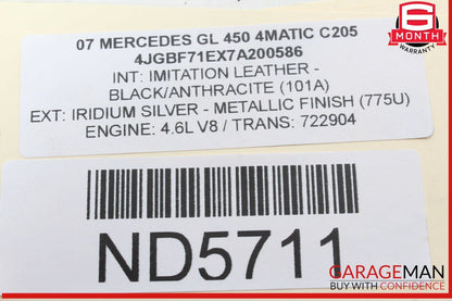 06-13 Mercedes X164 GL450 4MATIC ML350 Rear Left or Right Upper Control Arm OEM