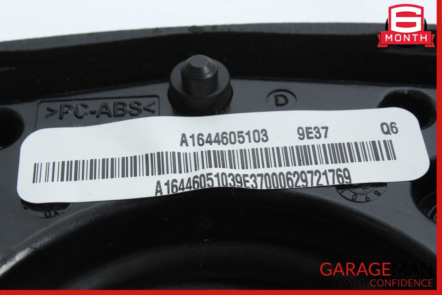 06-09 Mercedes W164 ML350 4MATIC Steering Wheel Black w/ Wood Top OEM