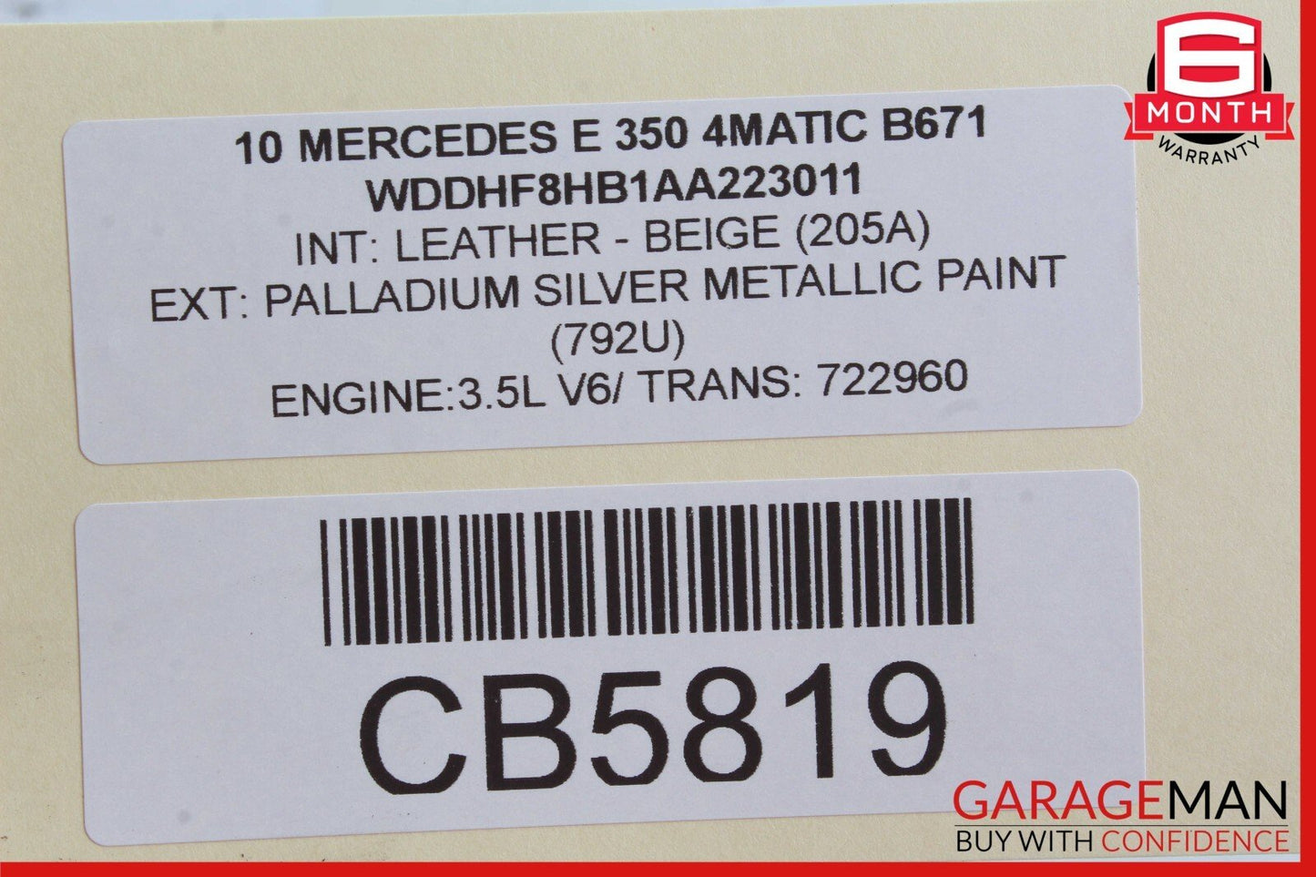 10-16 Mercedes W212 E350 E550 E400 Front Left Top Upper Control Arm 2123302711