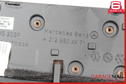 10-13 Mercedes W212 E350 Dashboard Dash AC A/C Air Vent Center Trim Assembly OEM