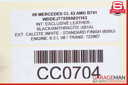 07-14 Mercedes W221 S600 S550 CL63 Front Right Side Bumper Reinforcement Bracket