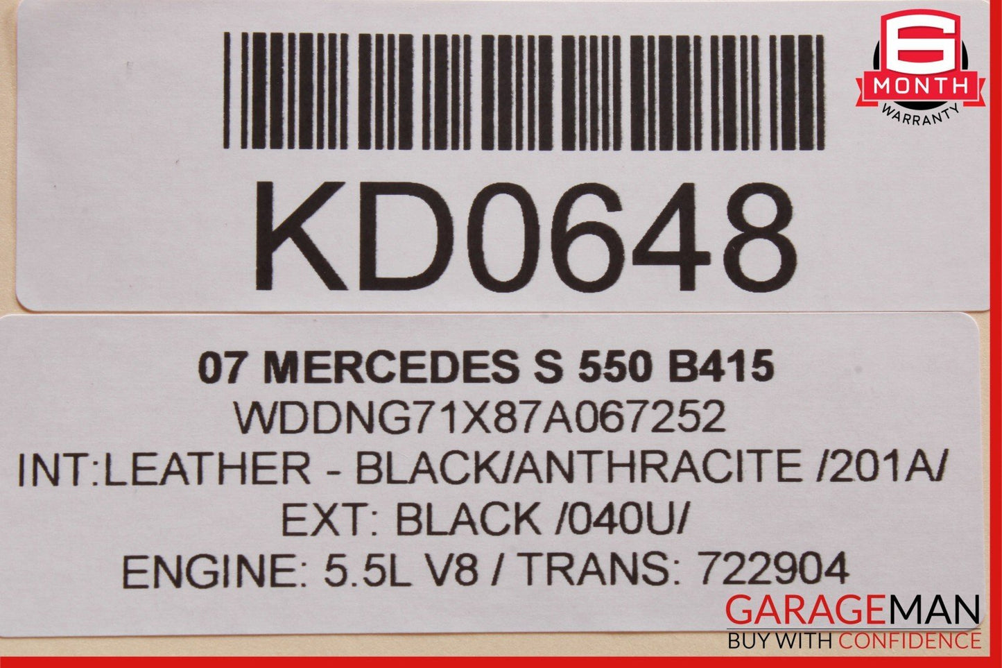 07-14 Mercedes CL600 S500 S550 Front Left Dash AC A/C Air Vent Trim Grille Black