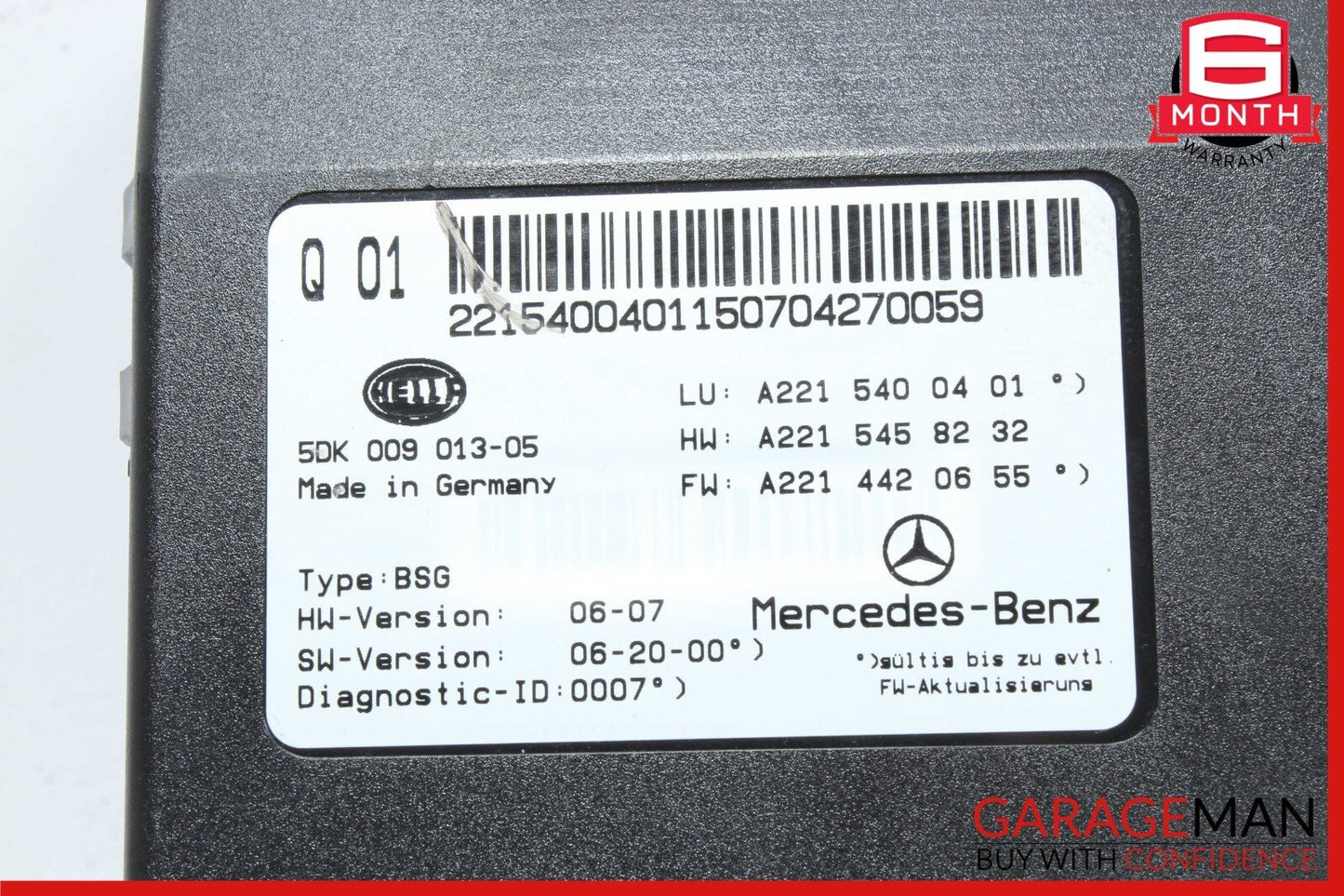 07-14 Mercedes W216 CL550 S550 Electric Power Supply Control Fuse Box Module OEM