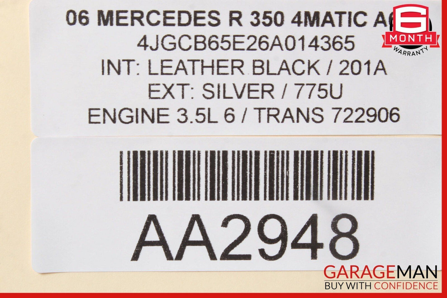 06-10 Mercedes W251 R350 R550 R63 AMG Front Left Side Headlight Lamp Bi Xenon