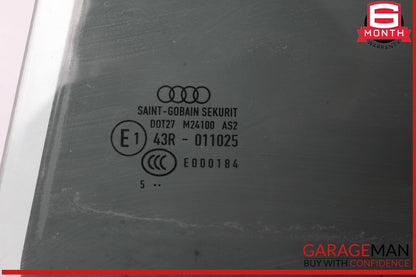17-24 Audi A4 Rear Left Driver Side Door Window Glass 8W5845205 OEM