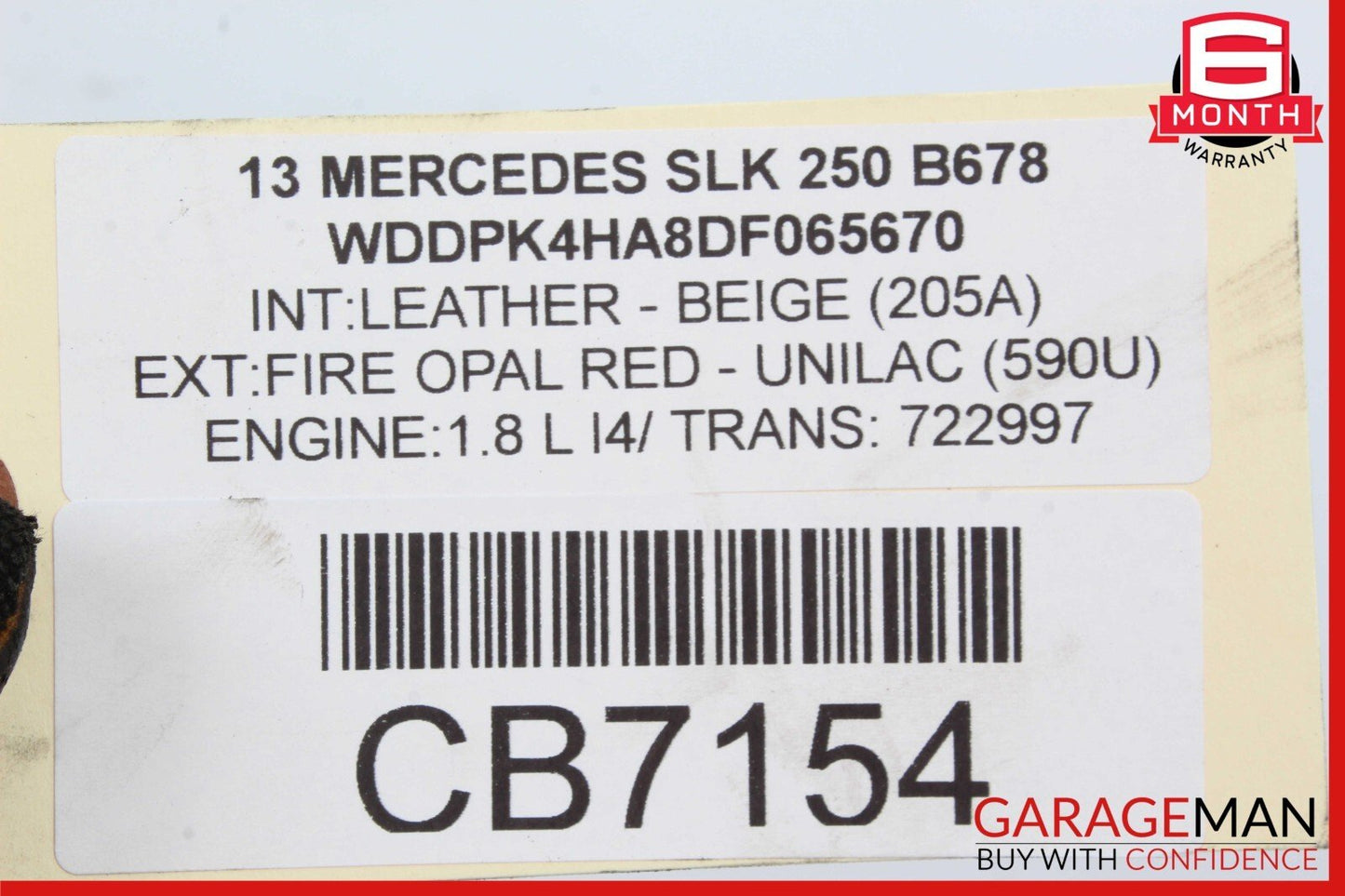 12-20 Mercedes R172 SLK250 SLC300 Rear Left / Right Suspension Upper Control Arm