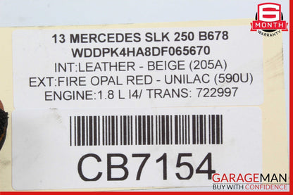 12-20 Mercedes R172 SLK250 SLC300 Rear Left / Right Suspension Upper Control Arm