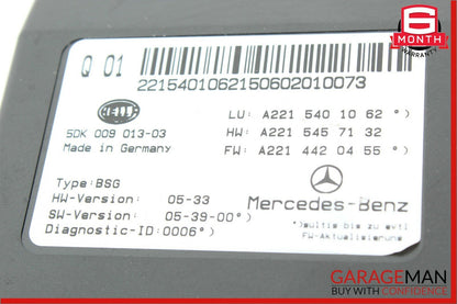 07-13 Mercedes W221 S550 CL600 Electric Power Supply Control Fuse Box Module OEM