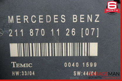 03-09 Mercedes W211 E350 E500 E55 AMG Front Left Side Door Control Module Unit