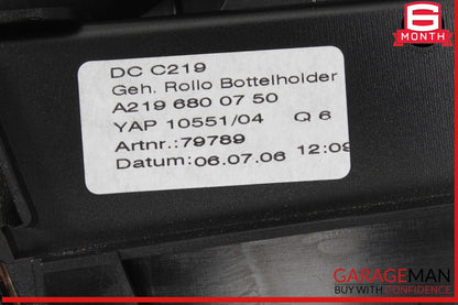 06-11 Mercedes W219 CLS63 AMG CLS500 Rear Center Console Armrest Arm Rest OEM