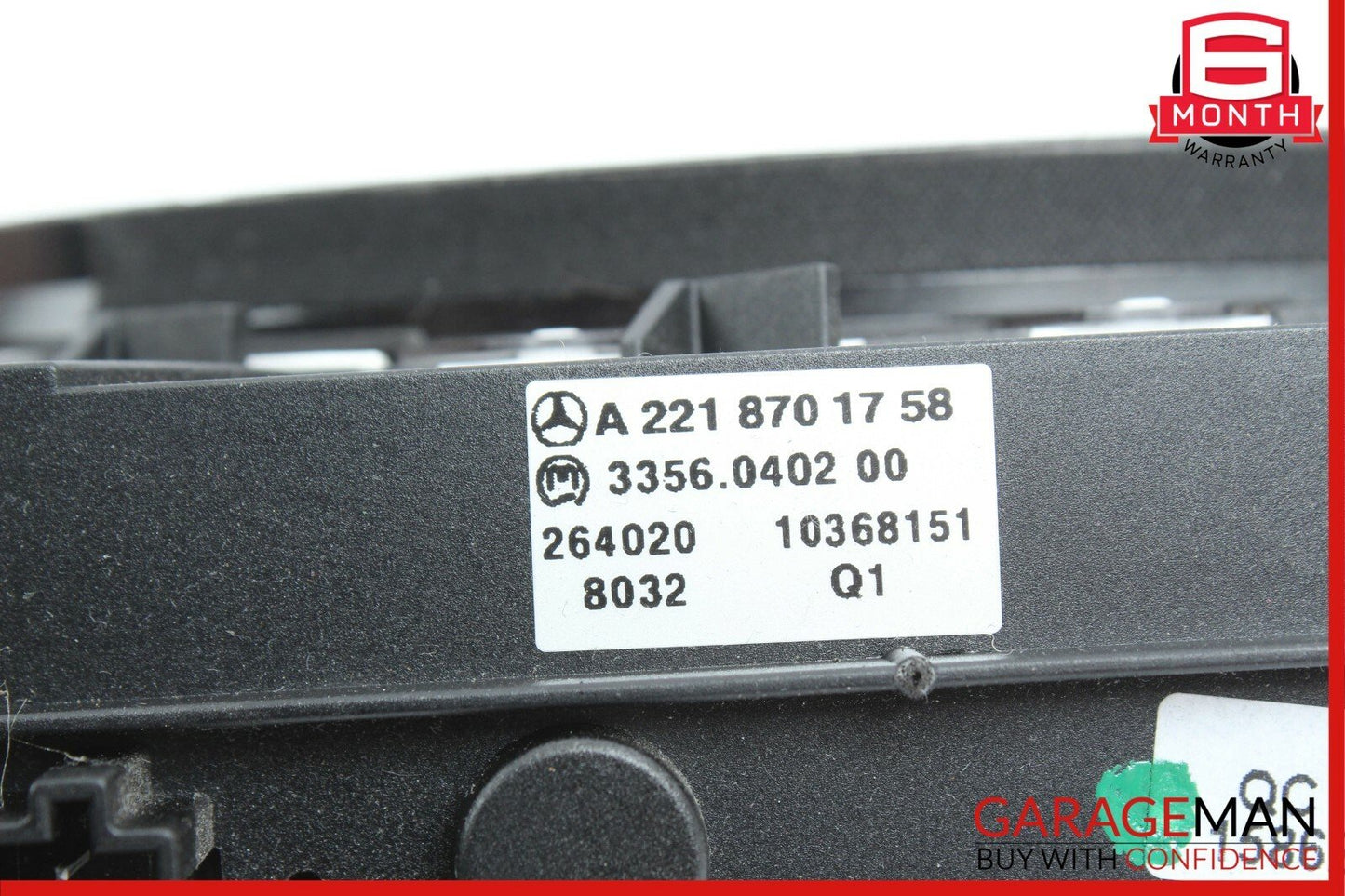 07-13 Mercedes W221 S550 CL600 Instrument Cluster Control Switch 2218701758 OEM
