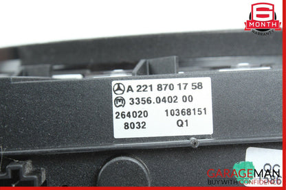 07-13 Mercedes W221 S550 CL600 Instrument Cluster Control Switch 2218701758 OEM
