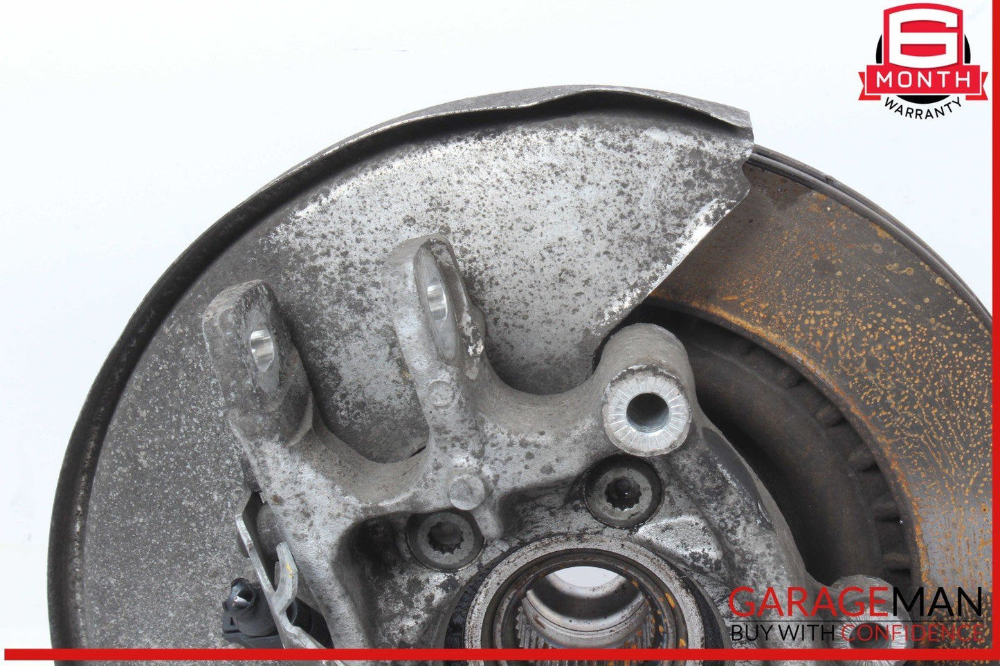 09-18 Audi SQ5 A6 A7 Rear Left Side Wheel Spindle Knuckle Hub Bearing Disc Rotor