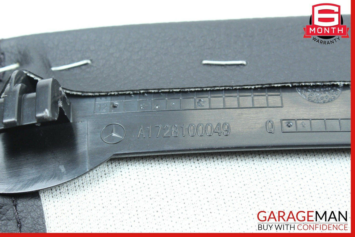 12-16 Mercedes R172 SLK250 Rear Center Package Cover Trim Cushion Black