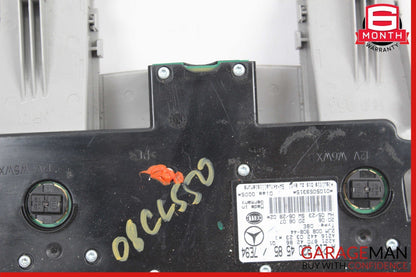 07-10 Mercedes W216 CL550 S550 Overhead Dome Light Sunroof Control Assy Gray OEM