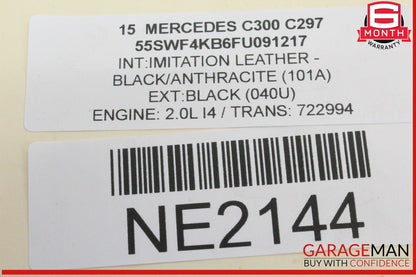 08-17 Mercedes W205 C300 Rear Right / Left Side Suspension Upper Control Arm OEM