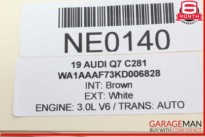 17-24 Audi Q7 Rear Smart Keyless Entry Antenna Module 4M0907247 OEM