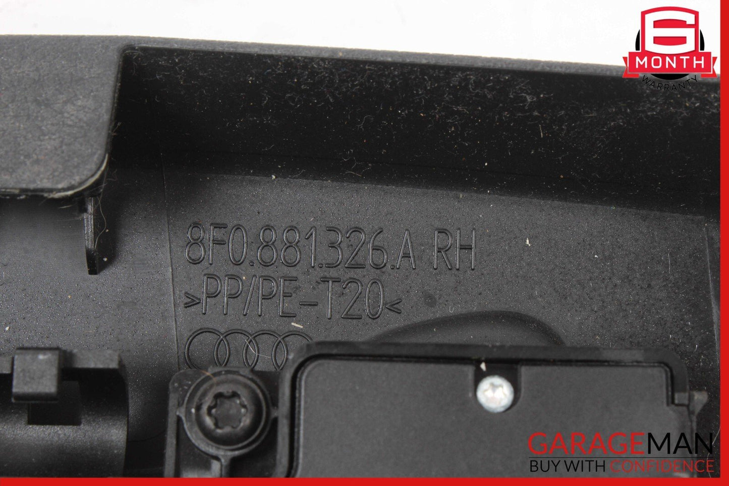 10-17 AUDI S5 FRONT RIGHT PASSENGER SIDE SEAT SWITCH FRAME TRIM PANEL OEM
