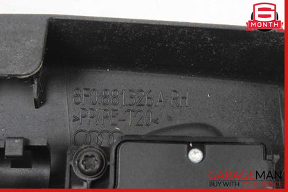 10-17 AUDI S5 FRONT RIGHT PASSENGER SIDE SEAT SWITCH FRAME TRIM PANEL OEM
