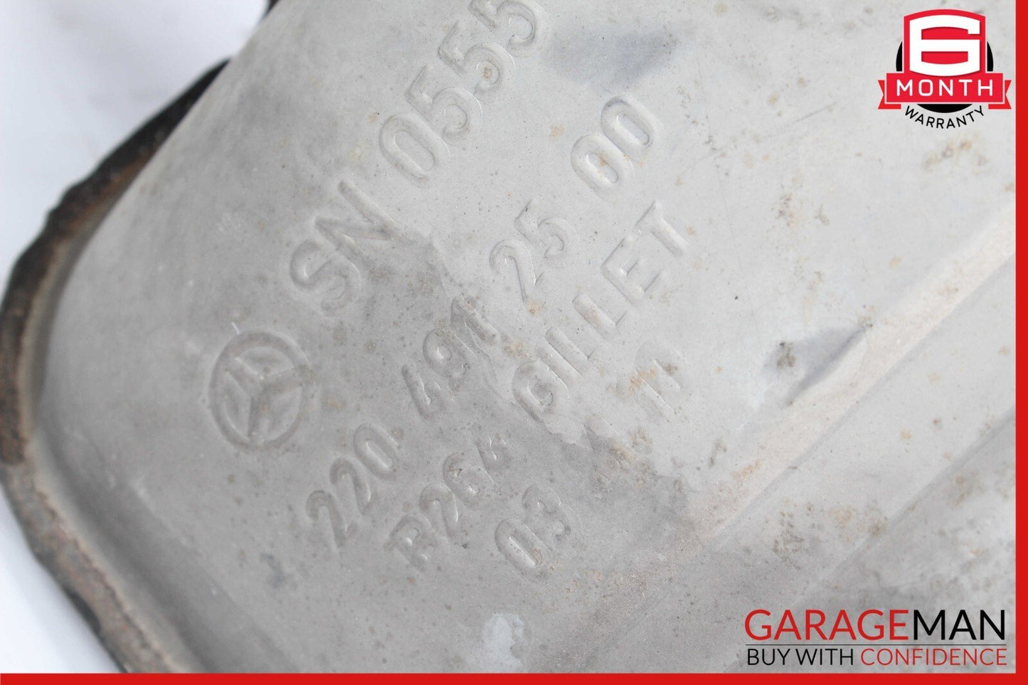 03-06 Mercedes W220 S600 CL600 Exhaust Muffler Quad Tips Right Side OEM