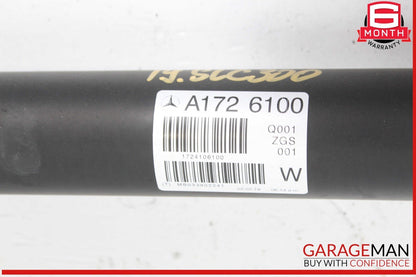 16-20 Mercedes R172 SLC300 SLC43 Rear Axle Driveshaft Drive Shaft Propeller OEM