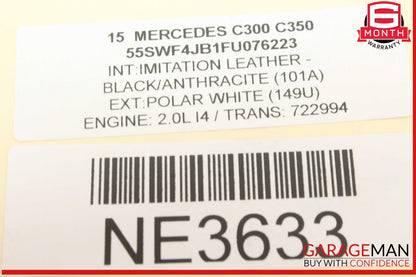 15-20 Mercedes W205 C300 Rear Left or Right Suspension Lower Control Arm OEM