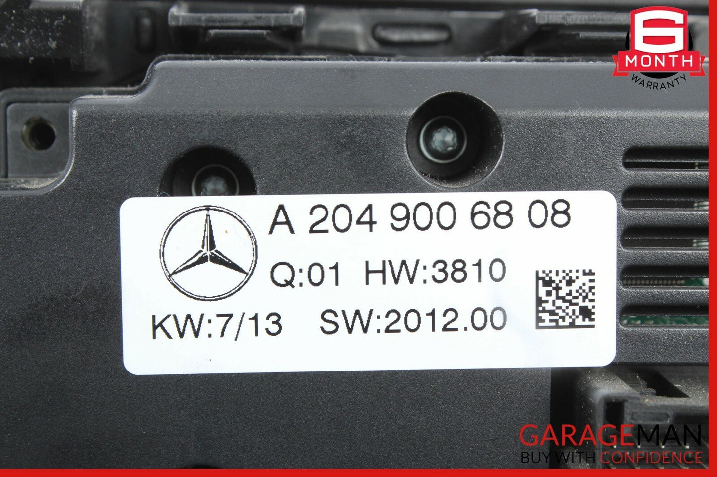 12-14 Mercedes W204 C250 C350 AC A/C Climate Temperature Heater Switch Control