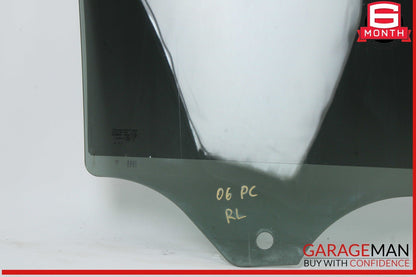 03-10 Porsche Cayenne 955 957 Rear Left Driver Side Door Window Glass OEM