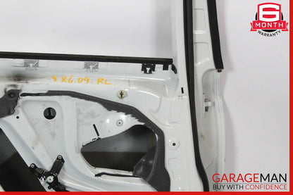 08-14 BMW X6 Rear Left Exterior Door Shell OEM