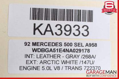 92-99 MERCEDES W140 500 SEL S600 HEATED SEATS CONTROL MODULE RELAY OEM