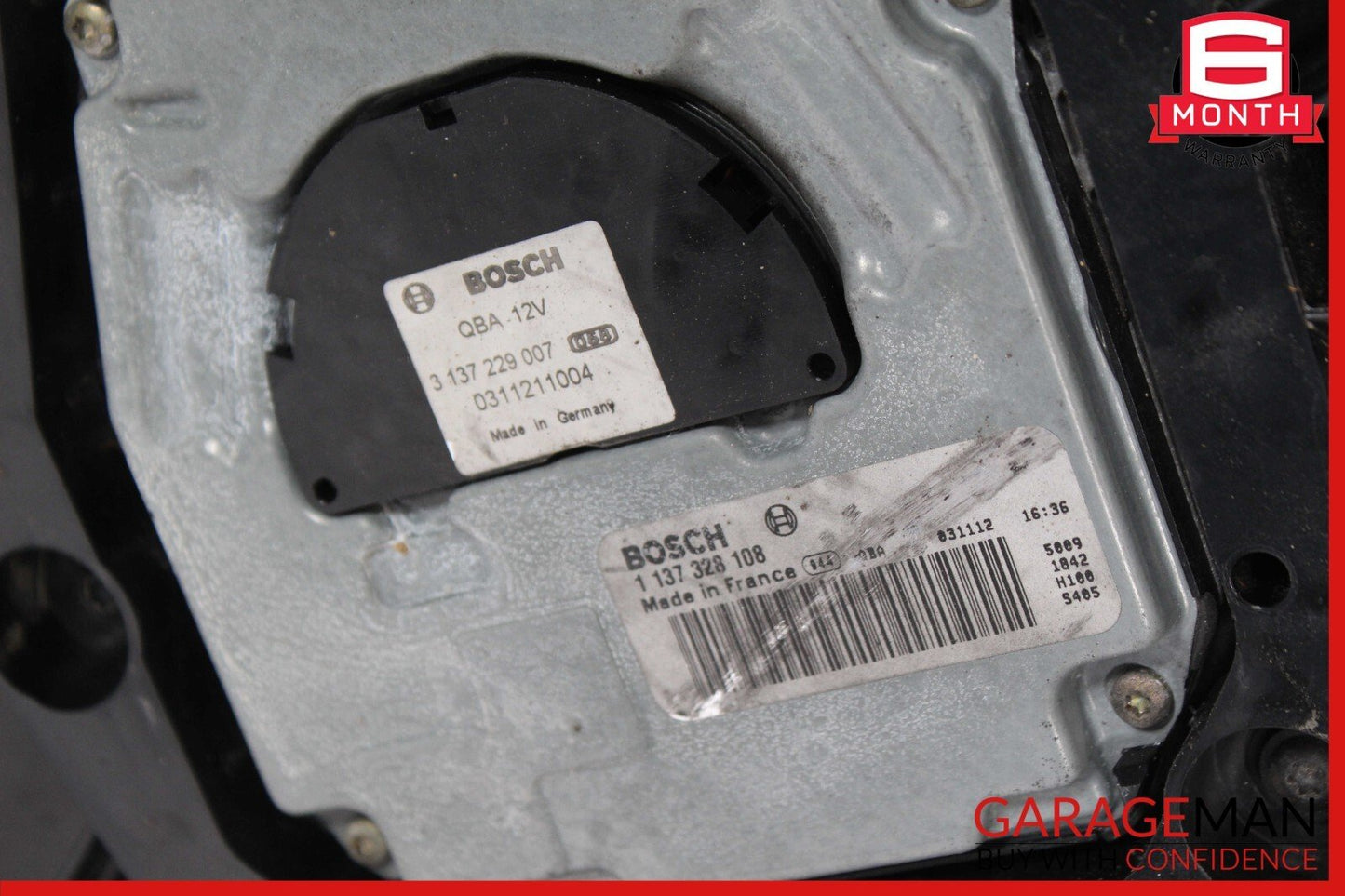 06-09 Mercedes W219 CLS500 Engine Cooling Radiator AC A/C Condenser Fan Assy