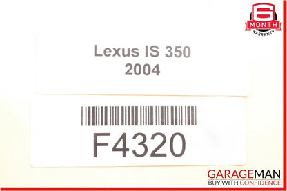 01-05 Lexus IS300 Rear Left Door Window Regulator Motor Lock Actuator Assembly