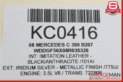 08-14 Mercedes W204 C350 C300 Front Right Side Door Control Module OEM