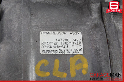 14-18 Mercedes W117 CLA250 AC A/C Air Conditioning Compressor OEM