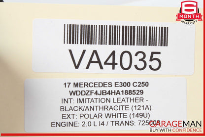 17-19 Mercedes W213 E300 Climate Control Module 0009003810 OEM